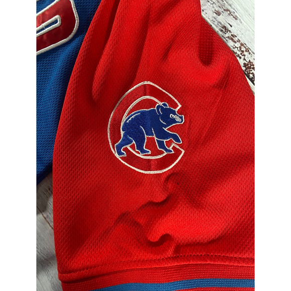 Men's Medium Stitches Chicago Cubs Jersey Tee - Picture 6 of 7